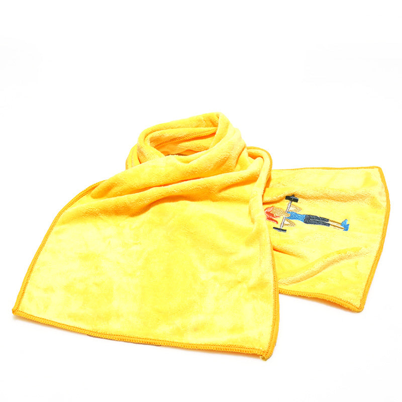 HKM-408403 Embroidered Microfiber Sports Towel - Quick-Dry, Lightweight and Highly Absorbent, 30x100 cm
