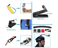 HKM-408403 Ultimate All-in-One Camera Accessory Kit with Suction Cup, Straps, Mounts, and Carrying Case