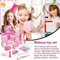 HKM-408467 Kids Washable Makeup Set - Eco-Friendly Cosmetic Toy for Ages 2-9, Colorful Mini Makeup Kit