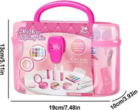 HKM-408467 Kids Washable Makeup Set - Eco-Friendly Cosmetic Toy for Ages 2-9, Colorful Mini Makeup Kit