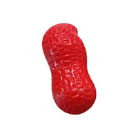 HKM-408467 Sound-Activated TPR Dog Toy for Boredom Relief - Red, Cyan, Coffee, Orange - 13x6x5.5cm