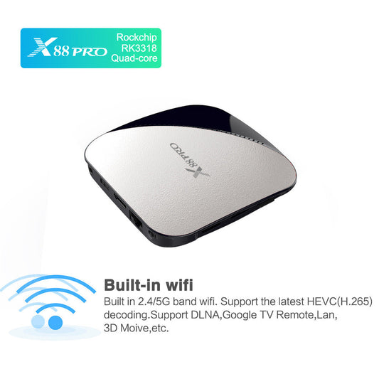 KTX-408531 X88 PRO Android Media Player with 16GB Storage and RK3318 Processor