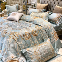 HKM-408595 Digital Printed Cotton Fitted Sheet Bedding Set in Multiple Styles and Sizes