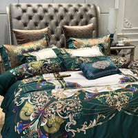 HKM-408595 Digital Printed Cotton Fitted Sheet Bedding Set in Multiple Styles and Sizes