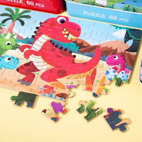 HKM-408659 Wooden Cartoon Jigsaw Puzzle for Kids - 60 Pieces Educational Toy