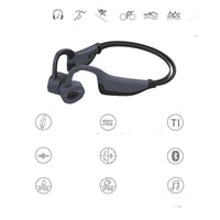 HKM-408723 Waterproof Bone Conduction Bluetooth MP3 Headset with Built-in Memory, Bluetooth 5.0, and Long Battery Life