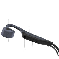 HKM-408723 Waterproof Bone Conduction Bluetooth MP3 Headset with Built-in Memory, Bluetooth 5.0, and Long Battery Life