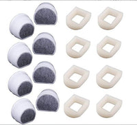 HKM-408851 Automatic Pet Water Fountain Replacement Filters - 8-Pack Activated Carbon Filter Accessories
