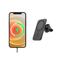 HKM-409043 Magnetic Wireless Charger for Apple Devices - N16 Model, Fast Charging, USB Interface, Multiple Colors Available