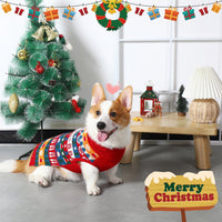HKM-409235 Cozy Red Acrylic Sweater for Pets - Sizes S to XXL