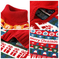 HKM-409235 Cozy Red Acrylic Sweater for Pets - Sizes S to XXL
