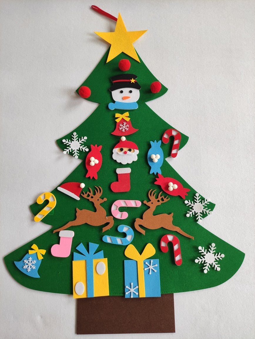 HKM-409427 DIY Christmas Tree Kit for Kids - Includes Snowman Accessory - Various Sizes Available