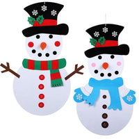HKM-409427 DIY Christmas Tree Kit for Kids - Includes Snowman Accessory - Various Sizes Available