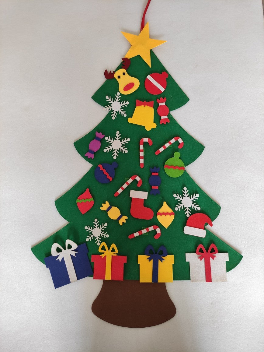 HKM-409427 DIY Christmas Tree Kit for Kids - Includes Snowman Accessory - Various Sizes Available