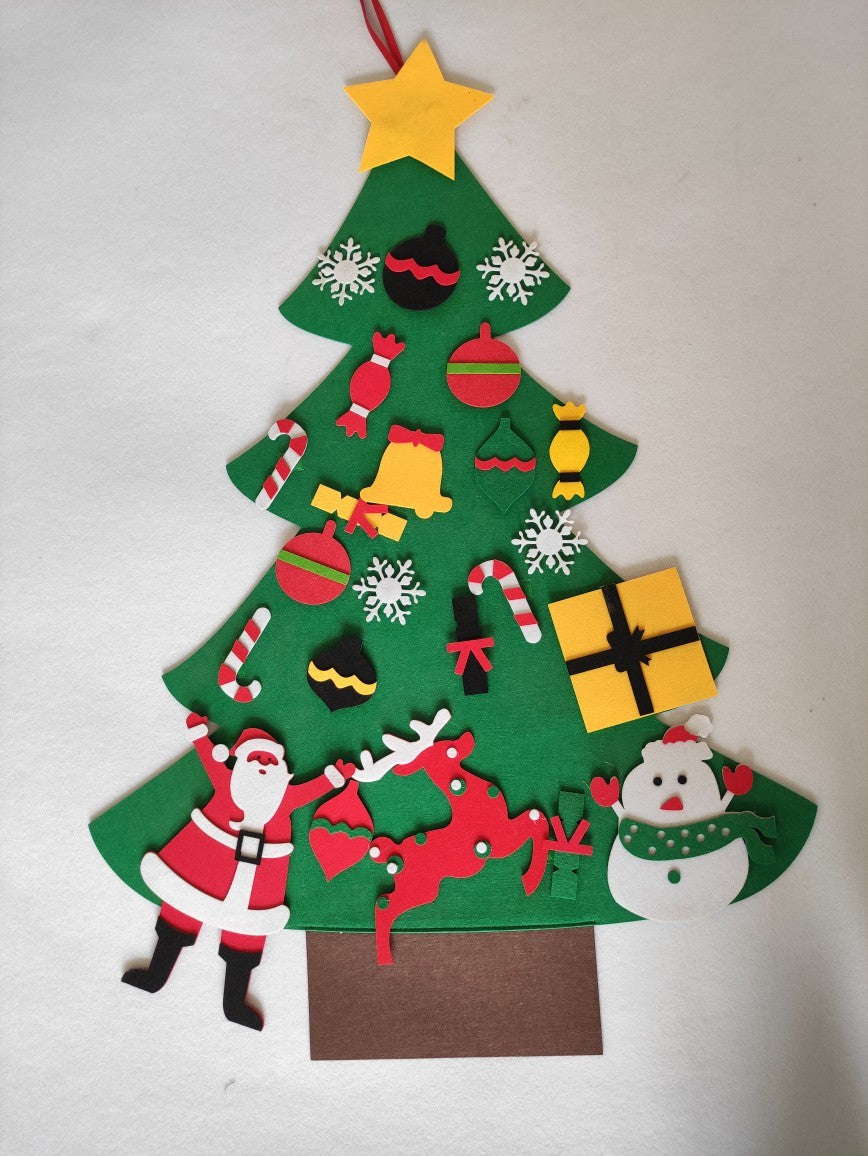 HKM-409427 DIY Christmas Tree Kit for Kids - Includes Snowman Accessory - Various Sizes Available