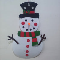 HKM-409427 DIY Christmas Tree Kit for Kids - Includes Snowman Accessory - Various Sizes Available