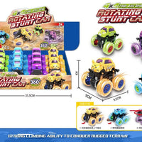 HKM-409619 12PCS Mini Dinosaur Friction Pull Back Car Toy Set for Kids - Inertia Vehicles