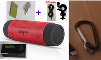 HKM-409683 LED Flashlight and Portable Bluetooth Speaker for Bike Mounting