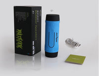HKM-409683 LED Flashlight and Portable Bluetooth Speaker for Bike Mounting