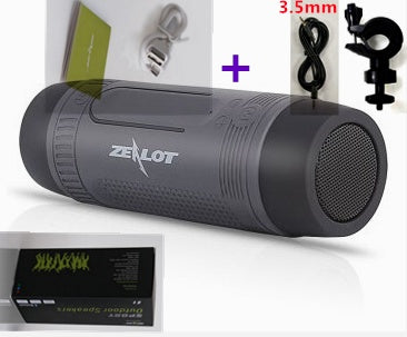 HKM-409683 LED Flashlight and Portable Bluetooth Speaker for Bike Mounting