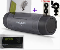 HKM-409683 LED Flashlight and Portable Bluetooth Speaker for Bike Mounting