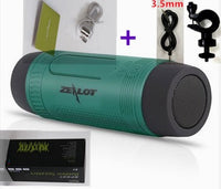 HKM-409683 LED Flashlight and Portable Bluetooth Speaker for Bike Mounting