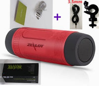 HKM-409683 LED Flashlight and Portable Bluetooth Speaker for Bike Mounting
