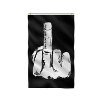 HKM-410067 Middle Finger Flag - 90x150cm Funny Dormitory Banner for Prank Decor