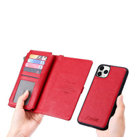 HKM-410067 Multi-function PU Mobile Phone Case for iPhone 11 Pro Max with Card Slots – Stylish & Protective Wallet Design