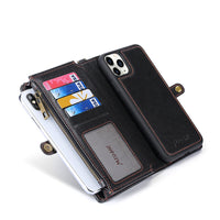 HKM-410067 Multi-function PU Mobile Phone Case for iPhone 11 Pro Max with Card Slots – Stylish & Protective Wallet Design