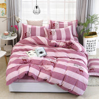 HKM-410131 Aloe Cotton Simple Style Quilt Cover Set - Available in Multiple Sizes: 1.5m, 1.8m, 2.0m, 2.2m