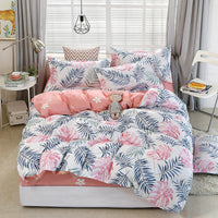 HKM-410131 Aloe Cotton Simple Style Quilt Cover Set - Available in Multiple Sizes: 1.5m, 1.8m, 2.0m, 2.2m