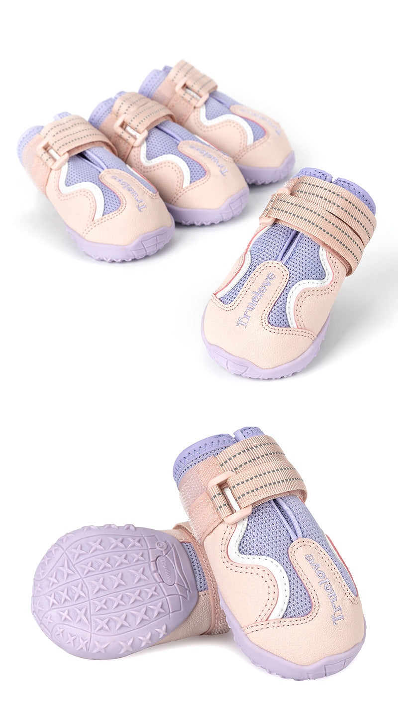 HKM-410131 Breathable Waterproof Non-Slip Dog Shoes in Various Colors and Sizes
