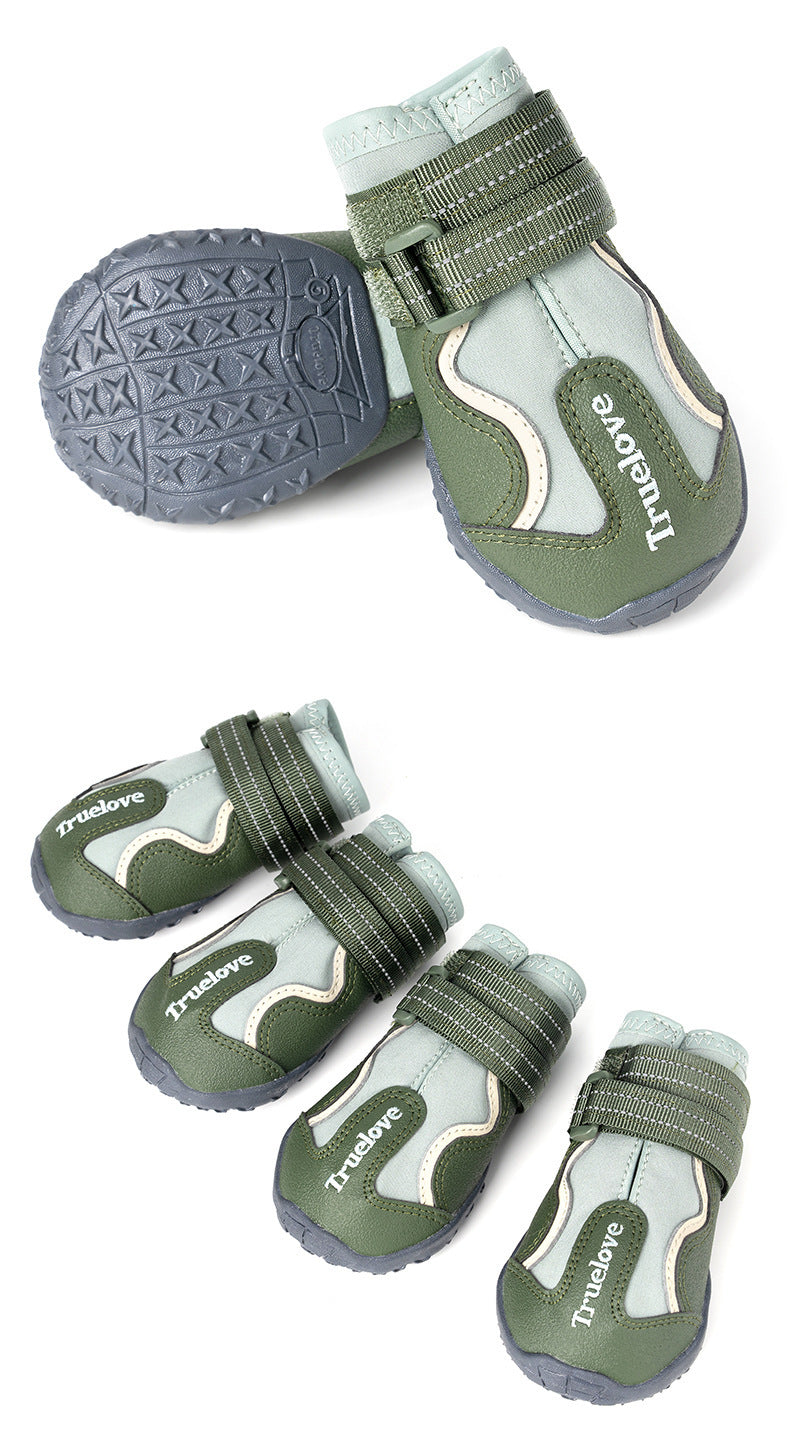 HKM-410131 Breathable Waterproof Non-Slip Dog Shoes in Various Colors and Sizes