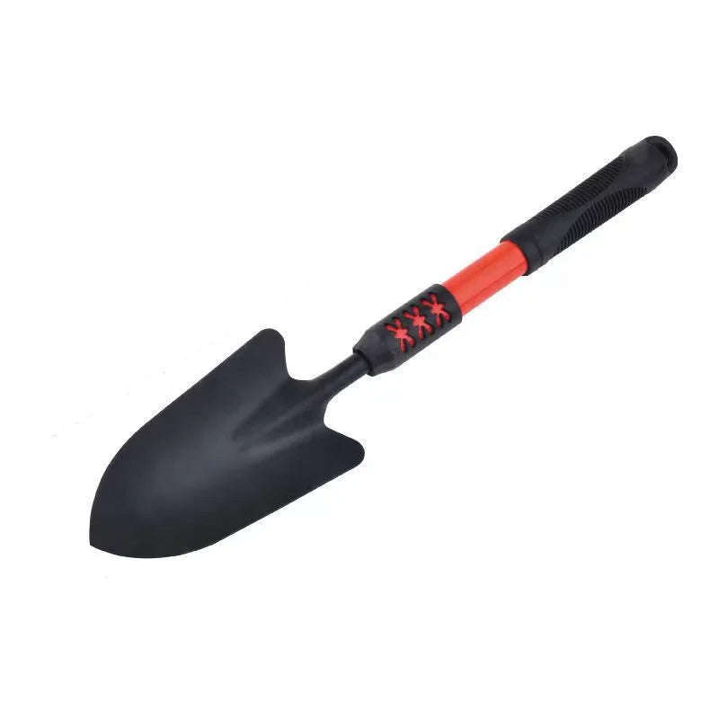 KTX-410323 Gardening Shovel for Digging and Weeding - Carbon Steel with Rubber Handle