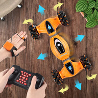 HKM-410387 Gesture Sensing Remote Control Stunt Car with 360 Spin, LED Lights and Music