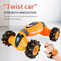 HKM-410387 Gesture Sensing Remote Control Stunt Car with 360 Spin, LED Lights and Music