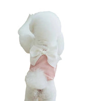 HKM-410643 Stylish Dog Summer Bow Suspenders - Green, Pink, Yellow, Black, XS-XL