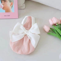 HKM-410643 Stylish Dog Summer Bow Suspenders - Green, Pink, Yellow, Black, XS-XL
