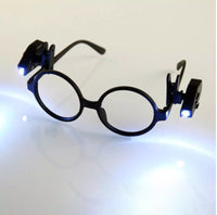 HKM-410707 Adjustable Mini LED Clip-On Flashlight for Glasses