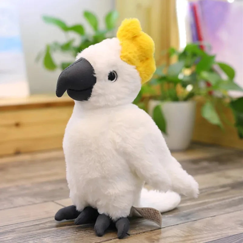 KTX-410963 Soft Plush Macaw Parrot Toy for Kids - 25cm, Unisex, Ideal for Ages 2 and Up