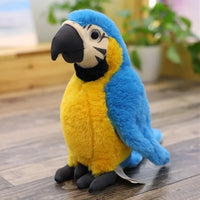 HKM-410963 Soft Plush Macaw Parrot Toy for Kids - 25cm, Unisex, Ideal for Ages 2 and Up