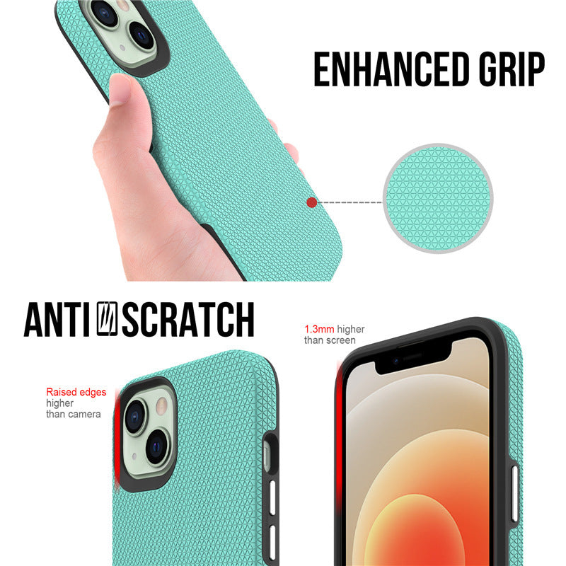 HKM-411219 Heavy-Duty Anti-Fall Protective Cover for iPhone XR - All-Inclusive Glass Case