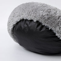 HKM-411411 Cat Ears Plush Round Nest for Pets, Cozy and Soft with PP Cotton Filling, Available in 50CM and 60CM Diameters