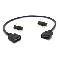 HKM-411475 30Cm RGB LED Extension Cable with 4-Pin Connector for 3528/5050 Strip Lights