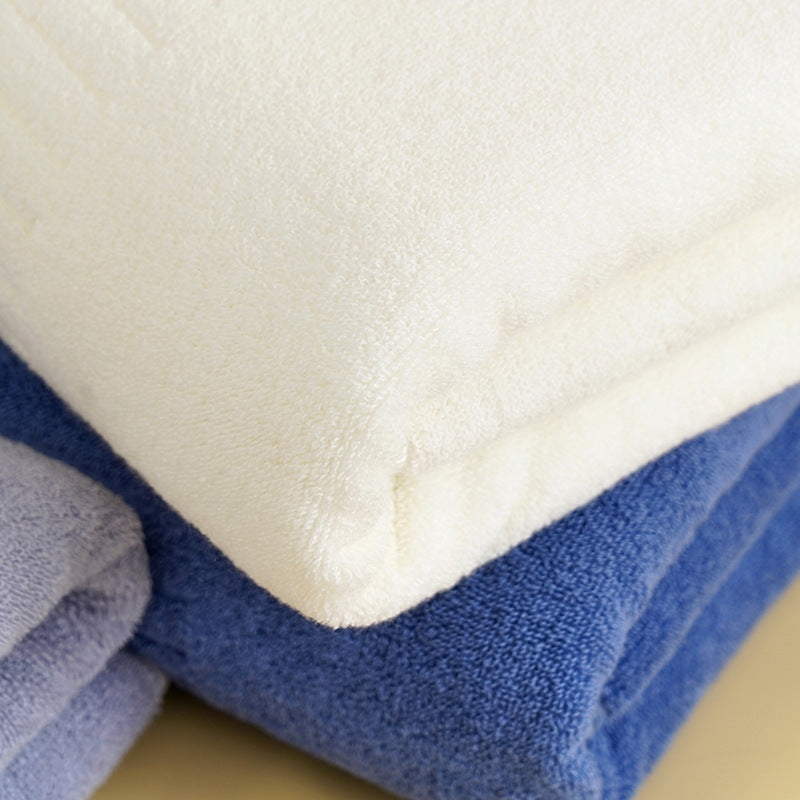 KTX-411539 Pure Cotton Thick Bath Towel - Soft, Absorbent & Lint-Free in Multiple Colors