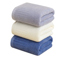 HKM-411539 Pure Cotton Thick Bath Towel - Soft, Absorbent & Lint-Free in Multiple Colors