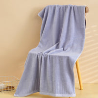 HKM-411539 Pure Cotton Thick Bath Towel - Soft, Absorbent & Lint-Free in Multiple Colors