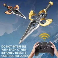 HKM-411539 Remote Control Gesture Sensing Flying Sword Toy - 360° Flexible Roll, Foam Material, Indoor-Outdoor Use