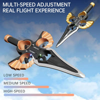 HKM-411539 Remote Control Gesture Sensing Flying Sword Toy - 360° Flexible Roll, Foam Material, Indoor-Outdoor Use